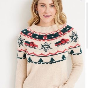 Maurice’s Holiday Truck Fair Isle Sweater